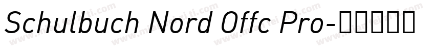 Schulbuch Nord Offc Pro字体转换